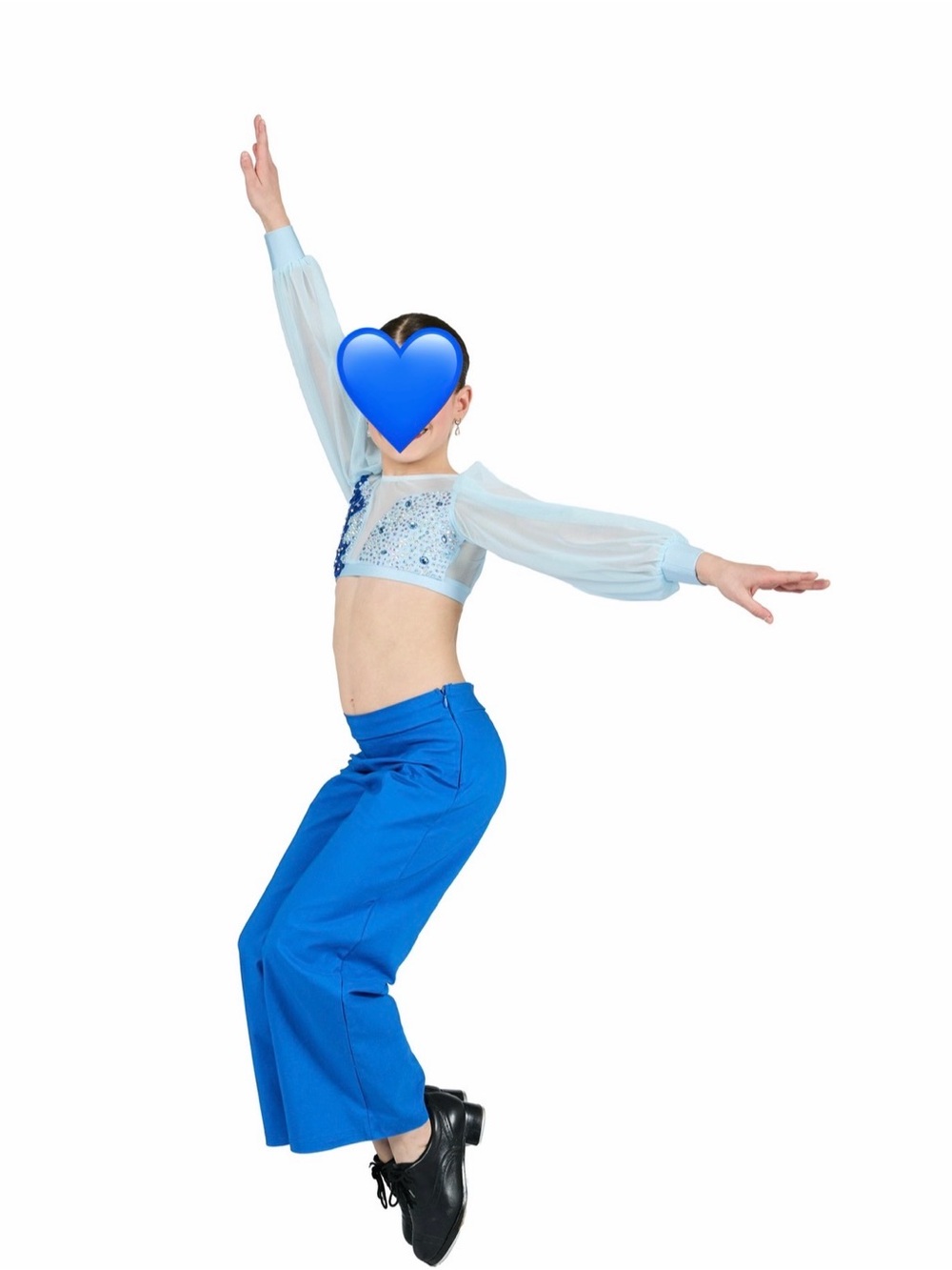 Patrick J/Weissman blue tap costume